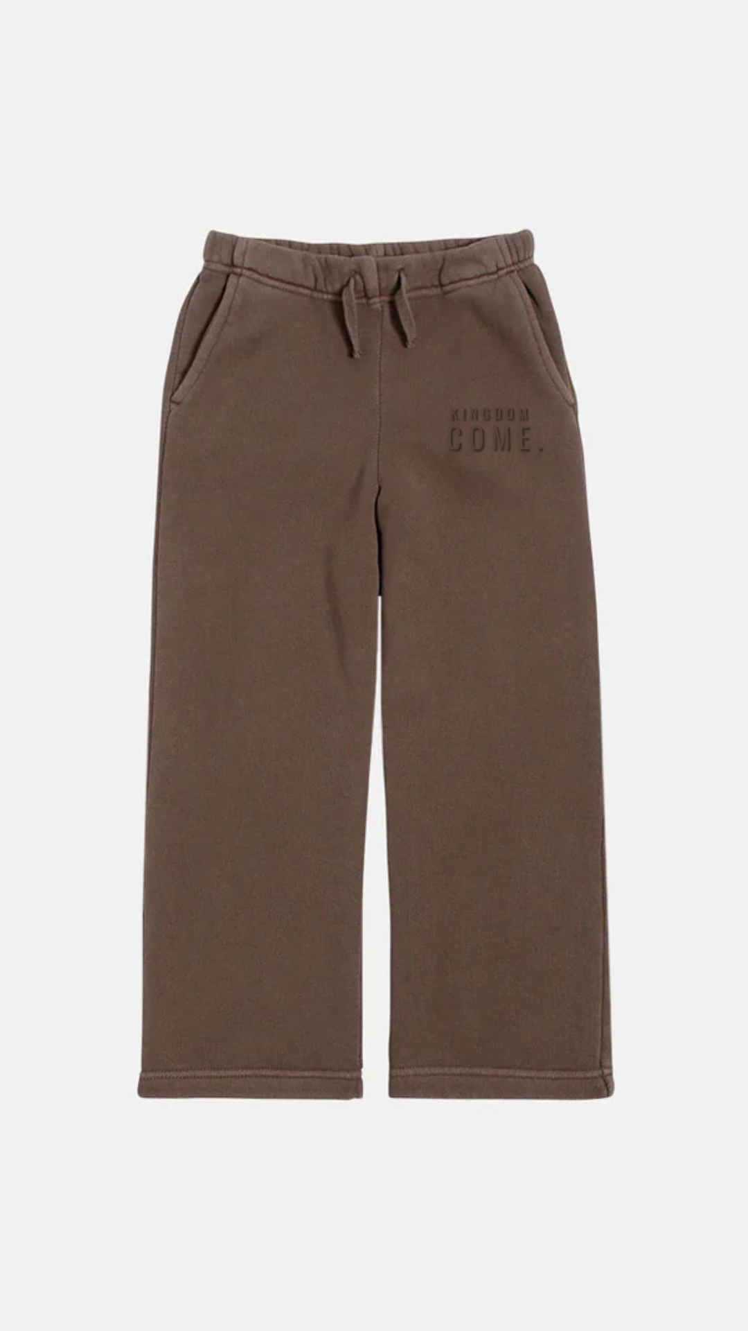 Kids Kingdom Come Straight Leg Sweatpant - Vintage Brown