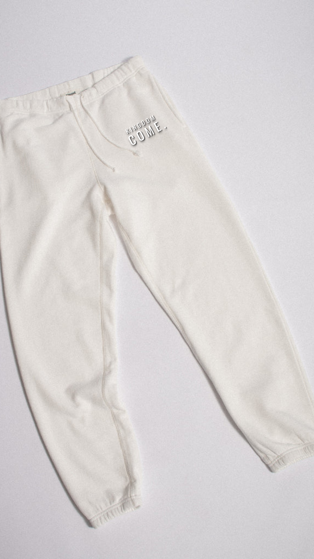 Kingdom Come Jogger - Vintage White