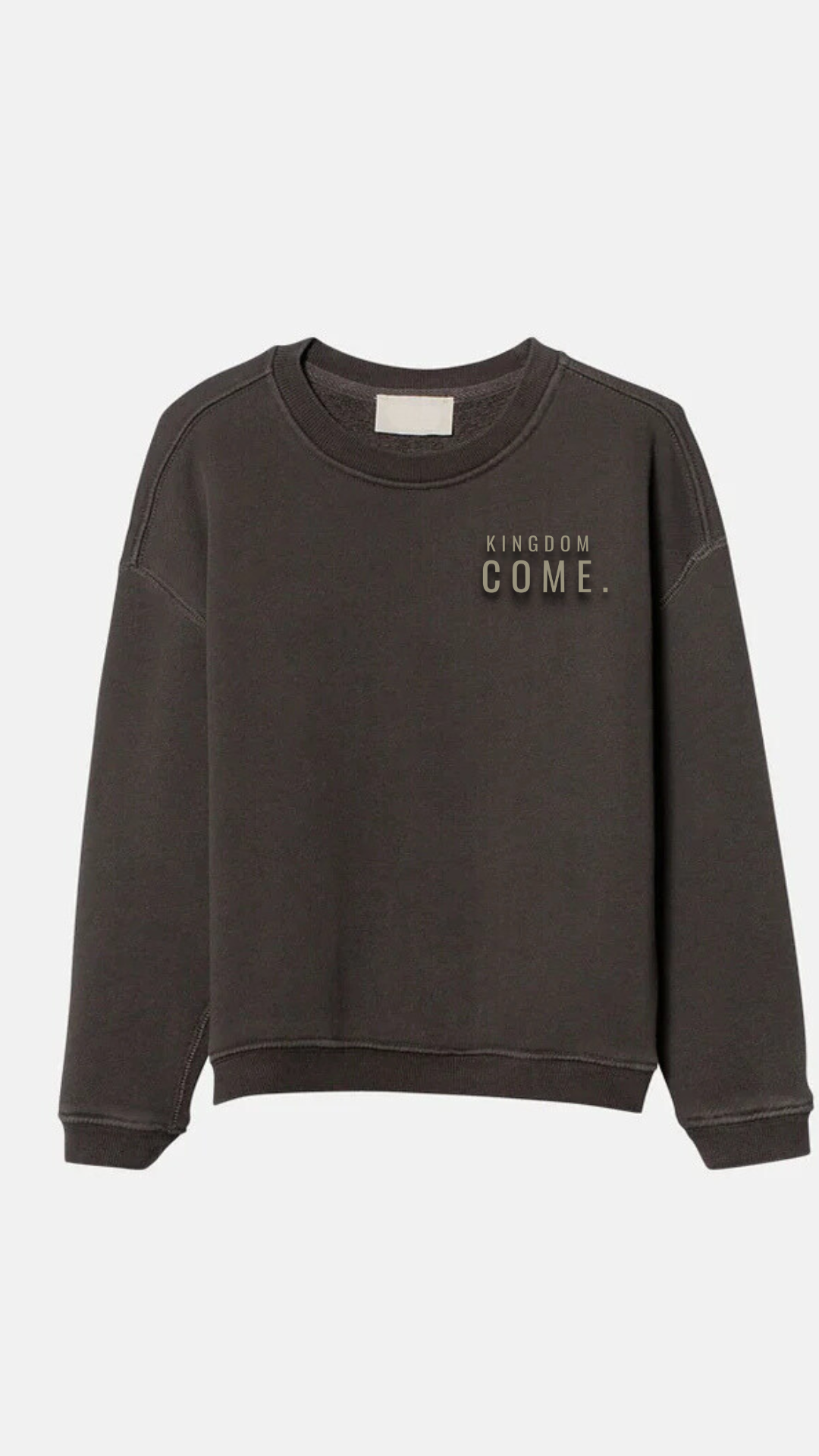 Kids Kingdom Come Crew - Vintage Grey