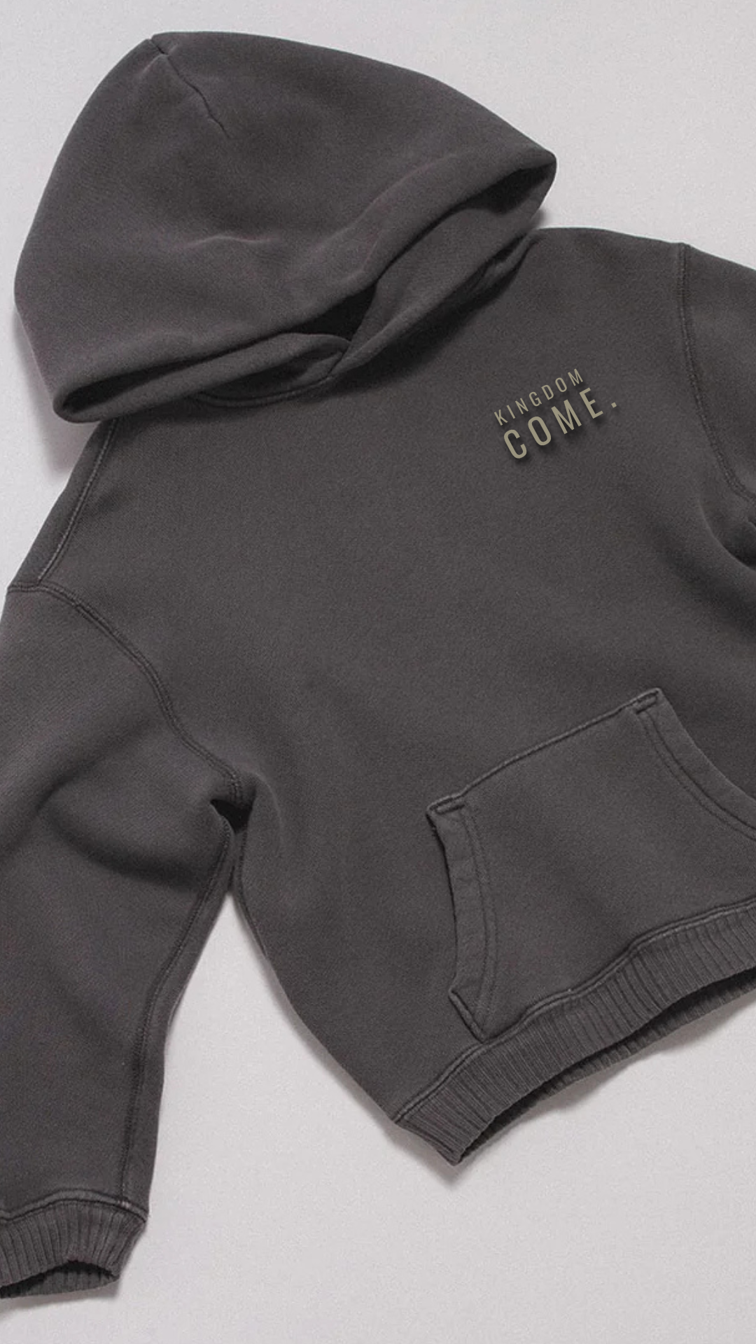 Kids Kingdom Come Hoodie - Vintage Grey