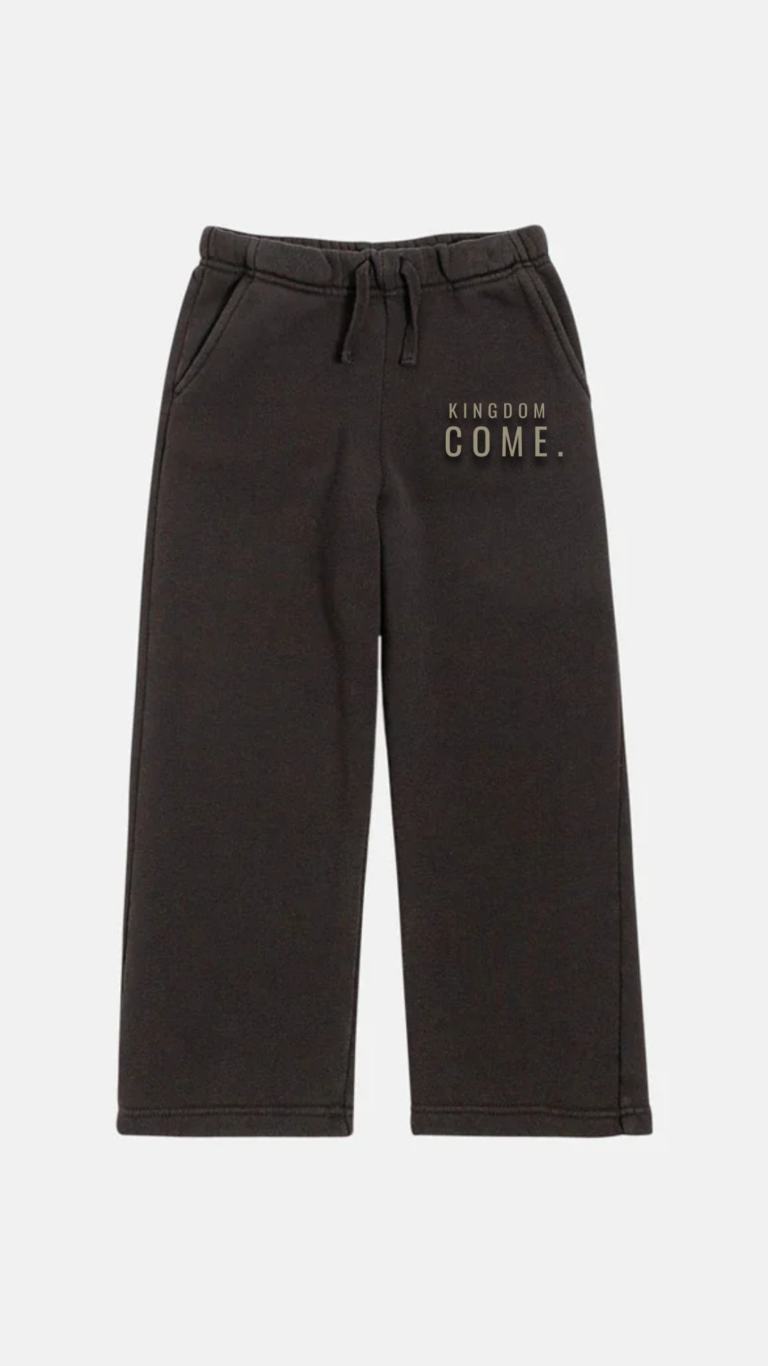 Kids Kingdom Come Straight Leg Sweatpant - Vintage Grey