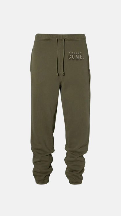 SEASONAL: Kingdom Come Jogger - Vintage Olive Green