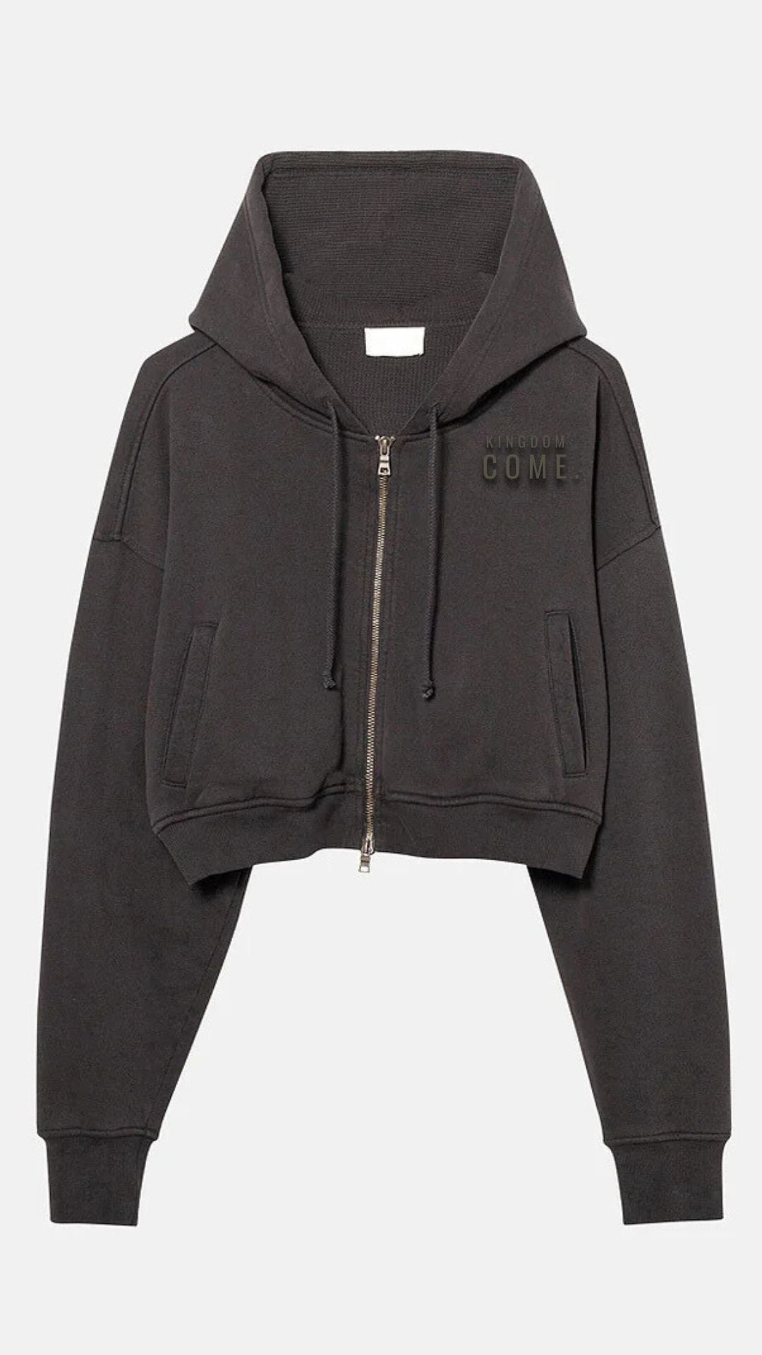 Kingdom Come Crop Jacket - Vintage Grey